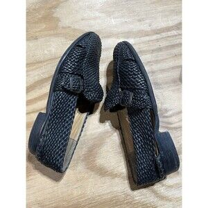 Bally Black Woven Loafers